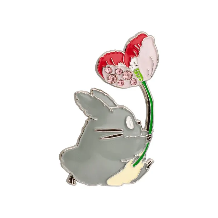Metal Brooch Totoro Flower - My Neighbor Tororo